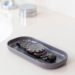 Bandeja de Plástico Dual 8x16cm Chumbo - Martiplast