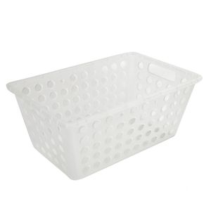 Cesta Organizadora Retangular Grande 8,2x18,6cm Natural - Coza