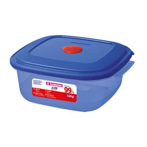 Pote Quadrado Ultraprotect 1,3l Azul - Sanremo
