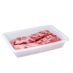 Caixa Organizadora Multiuso Retangular 8x45cm Branca - Plasvale