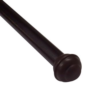 Kit Varão para Cortina 19mm X 2m Imbuia - Bella Arte