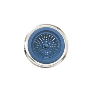 Ralo de Pia De Silicone 12cm Azul - Oikos