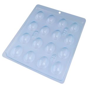 Forma de Ovo De Páscoa Liso 10g com 16 Cavidades - Bwb