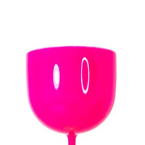 Taça de Gin Fluor 550mL Pink e Amarelo - M&ca Plásticos