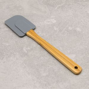 Espátula de Silicone Reta 26cm Cinza - Nativus
