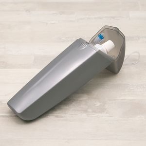 Porta Escova de Dente Plástico Case 22cm Prata - Martiplast