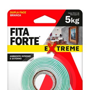 Fita Dupla Face Espuma Extreme 24mmx1,5m Branca - Adere