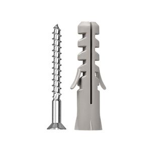 Parafuso Madeira Philips 3,8x40mm com Bucha 6mm 10 Peças - Sforplast
