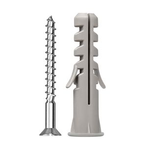 Parafuso Madeira Philips 3,8x40mm com Bucha Aba 6mm 10 Peças - Sforplast