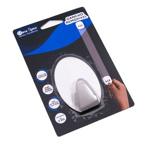 Gancho Adesivo Oval - Home Space