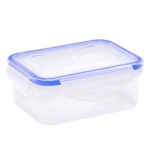 Pote Hermético de Plástico Retangular Lock 330mL Azul - Keeper