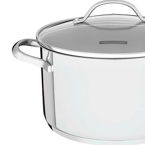 Panela Caçarola Tramontina Funda Una Prata 24cm