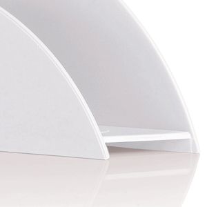 Porta Guardanapo Branco Liso - Martiplast