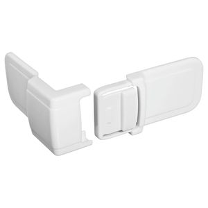 Conjunto Travas para Gavetas 2 Peças Branco - Ordene