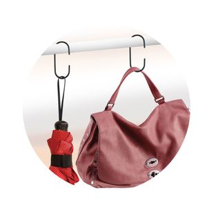 Conjunto de Ganchos com 3 Peças Preto - Arthi