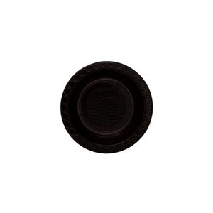 Prato Fundo Descartável 12cm com 10 Unidades Preto - Bello Festas