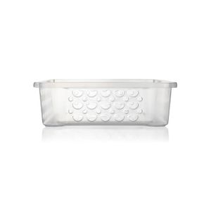 Cesta Organizadora Retangular Baixa 6,2x19,8cm Transparente - Sanremo