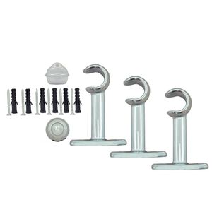 Kit Varão para Cortina 28mm X 3m Cromado - Bella Arte