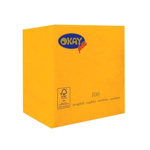 Guardanapo de Papel Folha Dupla Mandarino - Okay
