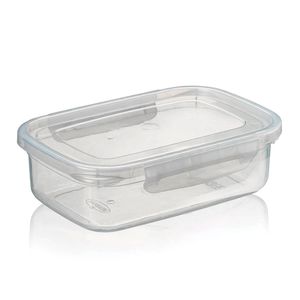 Pote com Travas Retangular 2,3l Transparente - Nitron