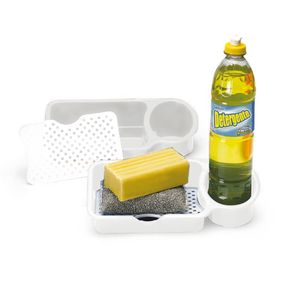 Porta Detergente com Tela Branco - Nitron
