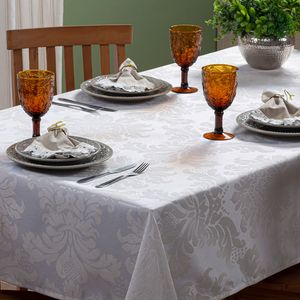 Toalha de Mesa Retangular 1,35x2,10 Savage Round Cru - Branyl