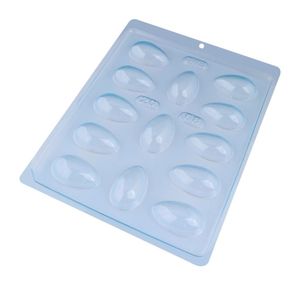 Forma de Ovo De Páscoa Liso 20g com 13 Cavidades - Bwb