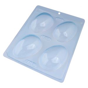 Forma de Ovo De Páscoa Liso 150g com 4 Cavidades - Bwb
