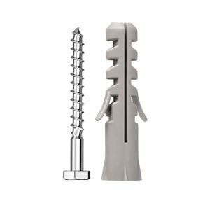 Parafuso Sextavado 3/16x45mm com Bucha 8mm 5 Peças - Sforplast