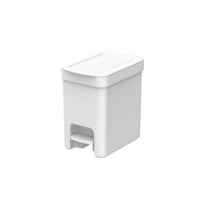 Lixeira de Chão Trium com Pedal 6l Branca- Martiplast