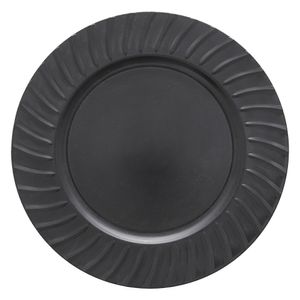 Sousplat Dorico 33cm Carvão - Copa&cia