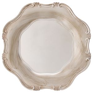 Sousplat Corinto 33cm Champanhe Antique - Copa&cia