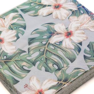Guardanapo de Papel Floral Azul 33cm - Sur La Table