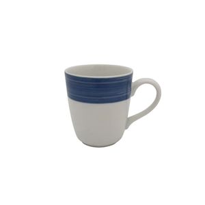 Caneca de Porcelana Cilíndrica 225mL Azul - Schmidt