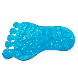 Tapete para Banheiro Pé 47x75cm Azul - Vizapi