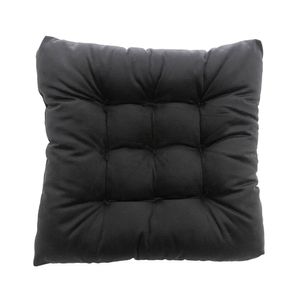 Futon Suede Preto 40x40cm - Shelter