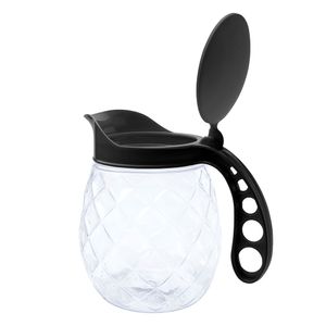 Jarra de Plástico Cristal 1,5l com Tampa Preta - Tiba