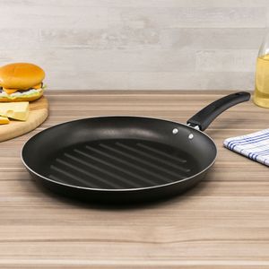 Grill Antiaderente Gourmet 28cm Preto - Meridional