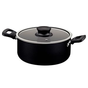Panela Caçarola Tramontina Antiaderente Formia Preta 24cm