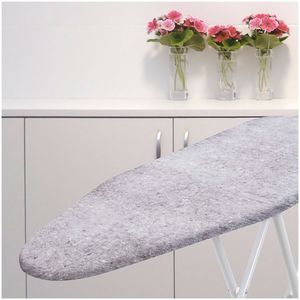 Forro para Tábua de Passar Roupa 34x110cm Cinza - Lenox