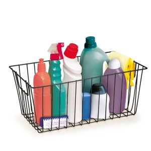 Cesto Organizador Multiuso 24x40cm Preto - Arthi