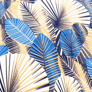 Capa para Almofada Acqua Linea 42x42cm Paint Azul - Branyl