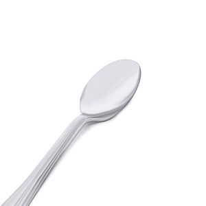 Colher de Plástico Clássica Kit com 10 Unidades Prata - Silver Plastic