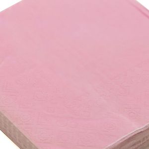 Guardanapo de Papel Liso Rosa 33cm - Sur La Table