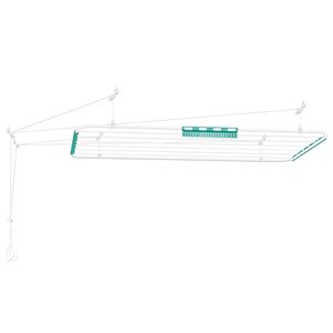Varal de Teto 120x56cm Branco - Home Space