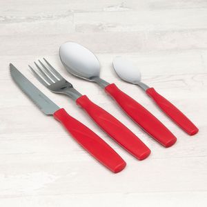 Faqueiro 24 Peças Itaparica Vermelho - Brinox