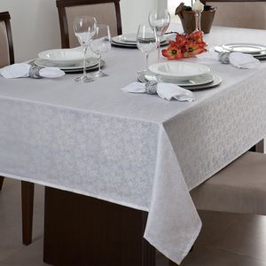 Toalha de Mesa Quadrada Branca 1,40x1,40m Il Zani - Branyl