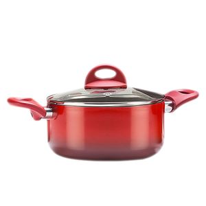 Jogo de Panelas Revestimento Cerâmico 6 Peças Ceramic Smart Vermelho - Brinox
