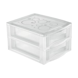 Gaveteiro Plástico P com 2 Gavetas - Ordene