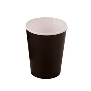 Copo de Festa Liso 270mL Kit com 10 Unidades Preto - Silver Plastic